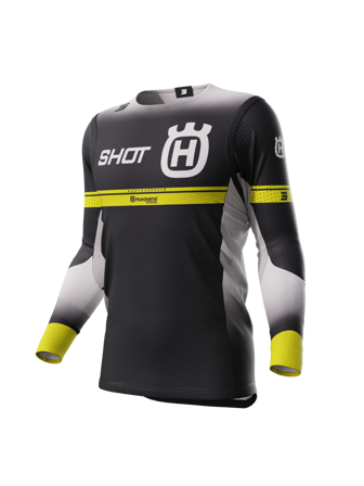 Bluză Motocross Shot Aerolite Honor Husqvarna LE 2024 negru S