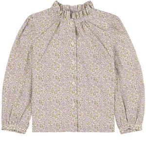 Bonpoint Brunella Printed Blouse Fleurs Rose 6 Years - Tops - 6 years - Pink