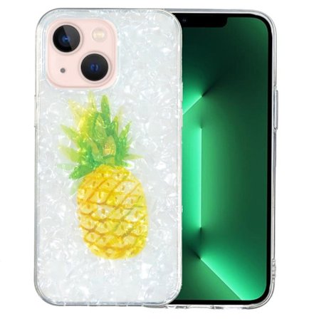 Marmormotiv iPhone 15 skal - Ananas