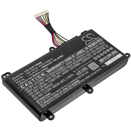 Batteri til bærbar PC for Acer Predator 15 G9-591, Predator 15 G9-591-70F6 og andre.
