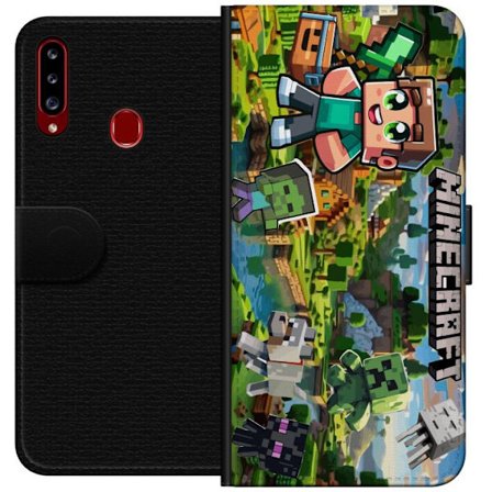 Kompatibelt Lommeboketui til Samsung Galaxy A20s Lady Gaga The Fame svartvit portrett med store solbriller i minimalistisk pop estetikk