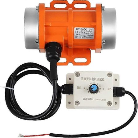Vibratormotor til salt- og sandspreder og betonblander 4000 o/min 60W DC12V Aluminiumlegeringshus Betonvibrator