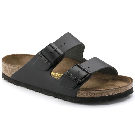 Birkenstock Arizona Natural Leather Narrow Women's Women sandals Black 36