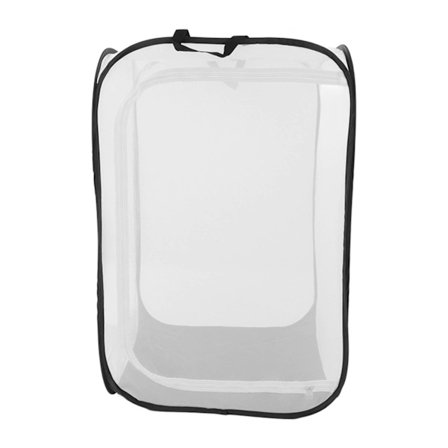 Sommerfuglebur Frøplante Transparent Opdrætsbur God Ventilation Sammenklappelig Net Insektbur til Foder Sommerfugle