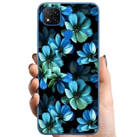 Yhteensopiva Puhelinkuori Xiaomi Redmi 9C NFC Keskiyö Puutarha
