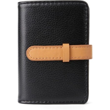 Svart Kreditkortshållare Dam Herr Läder - 26 Fack