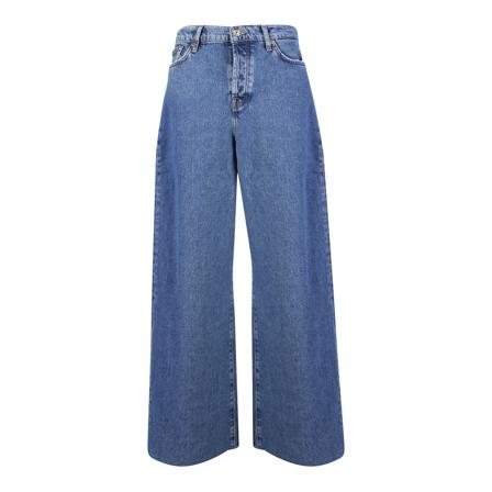 7 For All Mankind, Wide Jeans Niebieski, Kobieta, Rozmiar: W27