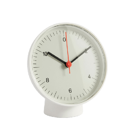 HAY Bordsklocka Klockor Vit 14x13x8cm