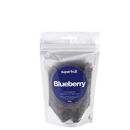 Superfruit Blueberries tørkede, 200 g