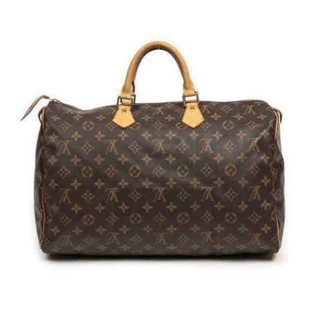 Louis Vuitton Vintage, Pre-owned Speedy 40 Bruin, Dames, Maat:ONE Size