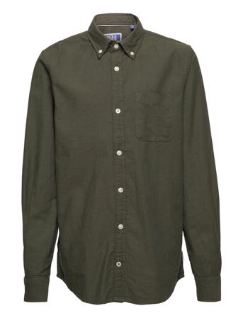 Jjeoxford Shirt L/S Jr Skjorte Grønn Jack & J S
