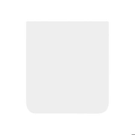 Bakre panel för Samsung Galaxy Z Flip 6 Original Samsung Vit