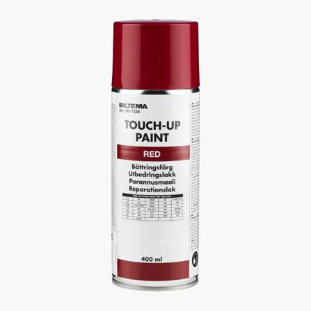 Biltema - Utbedringslakk rød 400 ml