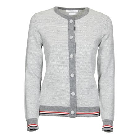 Thom Browne, Sweatshirts Szary, Kobieta, Rozmiar: S