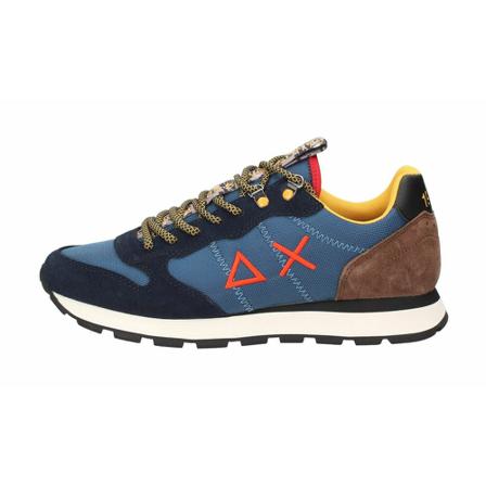 Sun68 - Sneakers - Blå - Herr - Storlek: 44 Eu, Herr, Storlek: 44 EU
