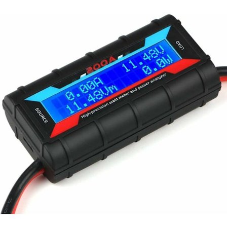 200A Præcisions Watt Meter Detektor Strømanalysator til RC Model Spænding Strøm Effekt