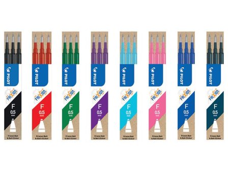 PILOT Refill Frixion 0,5mm svart 3/fp - Lyreco - Kontorsmaterial - Pennor - Pennpatroner