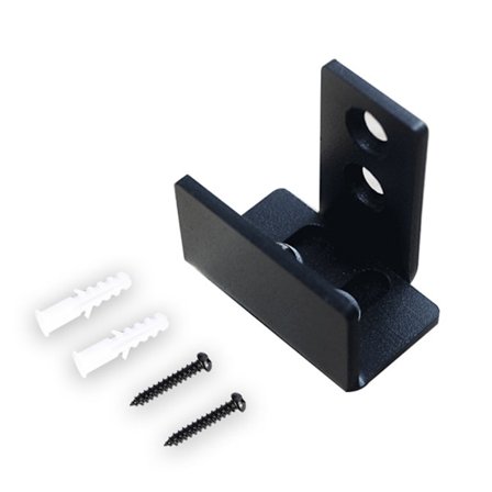 Liukuoven ohjain, seinään asennettava U-ohjain valmiiksi uritetuille ja urattomille oville, ruostumattomasta teräksestä valmistettu säädettävä 