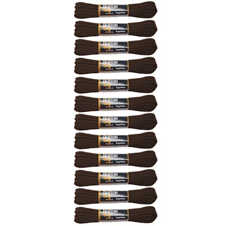 Grafters Runda 140 cm Kängsnören (12-pack) 12-pack Brun