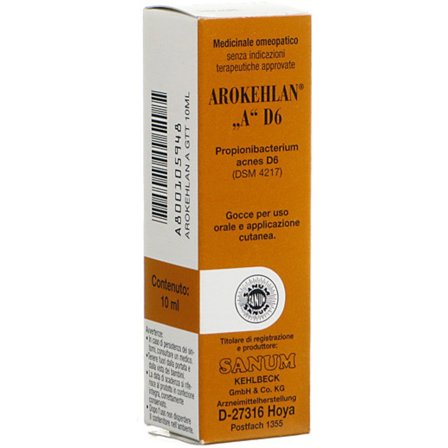 Sanum Arokehlan A D6 Gocce 10ml