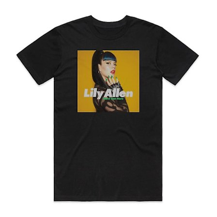 Lily Allen Hard Out Here T-shirt Svart