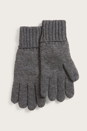 Kappahl | Fingervantar | Gråmelerad