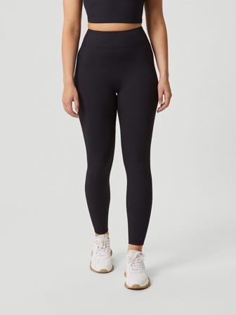 Björn Borg Studio Highwaist Rib Tights Black XS Black XS, Tøj & Bolig, Træningsbukser, Tights