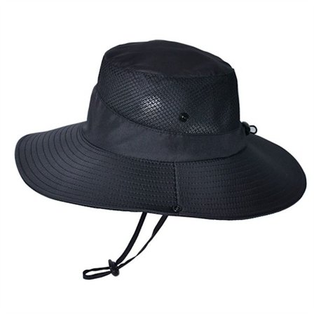 Sommarsolhatt Bucket Hats SVART