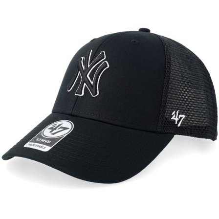 47 Brand - MLB Svart trucker Keps - New York Yankees Branson Mvp Black Trucker @ Hatstore