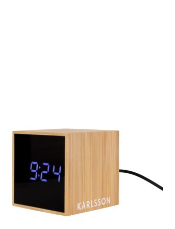 Alarm Clock Mini Cube Beige KARLSSON