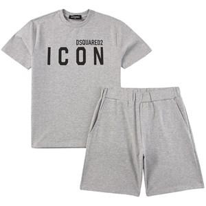 Kids - Dsquared2 2-piece Light gray melange Pajamas - Nightwear - 10 years - Grey