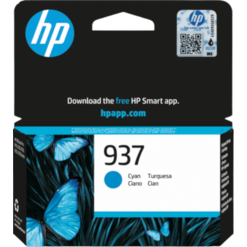 HP 937 Cyan Original Blekkpatr