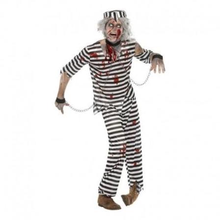 Zombie Fånge Maskeraddräkt M