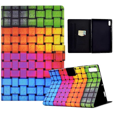 A4 Standard Utskriftsställ, Korthållare, PU Läderfodral för Lenovo Tab M9 TB-310FU Tablet