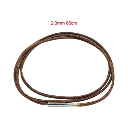 1,0/1,5/2,0/3,0 mm 45-60 cm Læder Choker Halskæde Rustfrit Stål På Halsen Til Mænd Kvinder Vedhæng Smykker Tilbehør