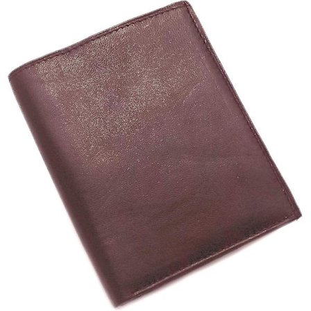 Högkvalitativ Mäns Plånbok i Mjukt Läder, Tri-Fold Design, Kreditkortsfack, ID-kort