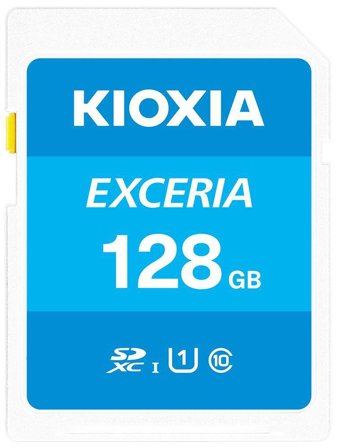 Kioxia EXCERIA - flashminnekort - 128 GB - SDXC UHS-I