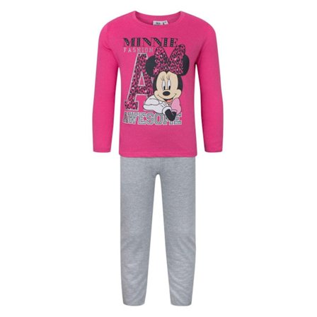 Disney Barn/Barnkläder Minnie Mouse Lång Pyjamas Set 8 År Rosa