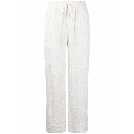 P.a.r.o.s.h., Wide Trousers Beige, Dames, Maat:M