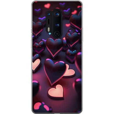 Yhteensopiva Puhelinkuori OnePlus OnePlus 8 Pro KeskiyönSydämet