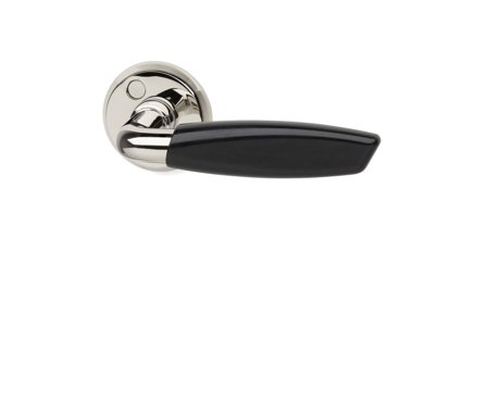 Habo 4002 Dörrhandtag svart, Infästning