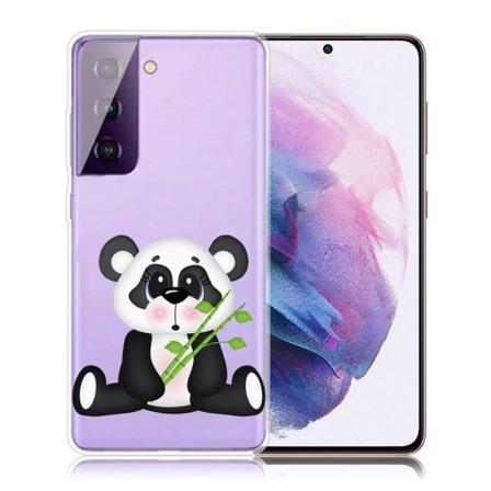 Deco Samsung Galaxy S21 FE skal - Blyg Panda Svart