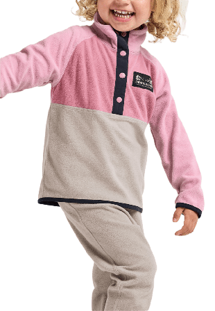 Didriksons Monte Half button Ytterplagg Unisex Rosa 120