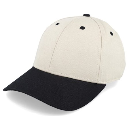 Equip - Blank Stone/Black Adjustable Adjustable Beige Cap - @ Hatstore
