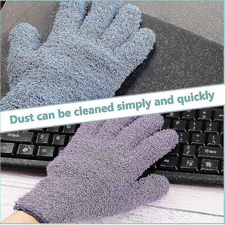 Mikrofiber Støvfjerningshansker for Rengjøring av Smale Rom