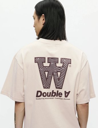 WOOD WOOD Wwliam Tee Aaneue 25220 - Cream - L