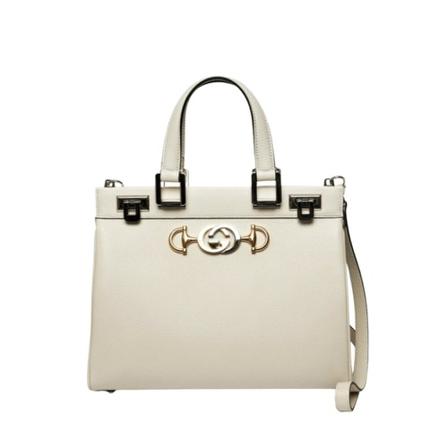 Gucci Vintage, pre-owned bag Zumi Wit, Dames, Maat:ONE Size,leer