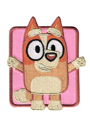 Trend-Tex Applikation Bingo Sytillbehör Rosa 7,5x6,2