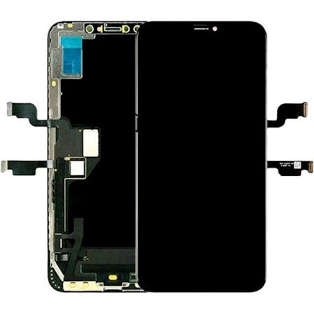 Skærm til IPHONE XS MAX OEM Lcd + Berøring Samlet - sort