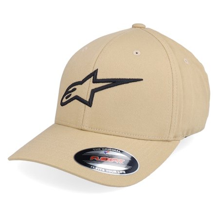 Alpinestars - Beige flexfit Cap - Ageless Curve Sand/Black Flexfit @ Hatstore